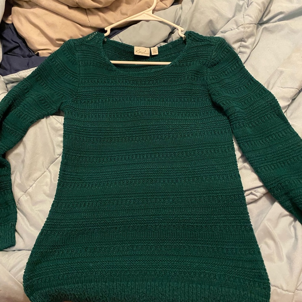 Hunter green sweater